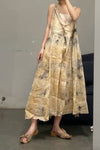 MUTEDANCE MD21SS12 Hand -dyeing Irite Dress